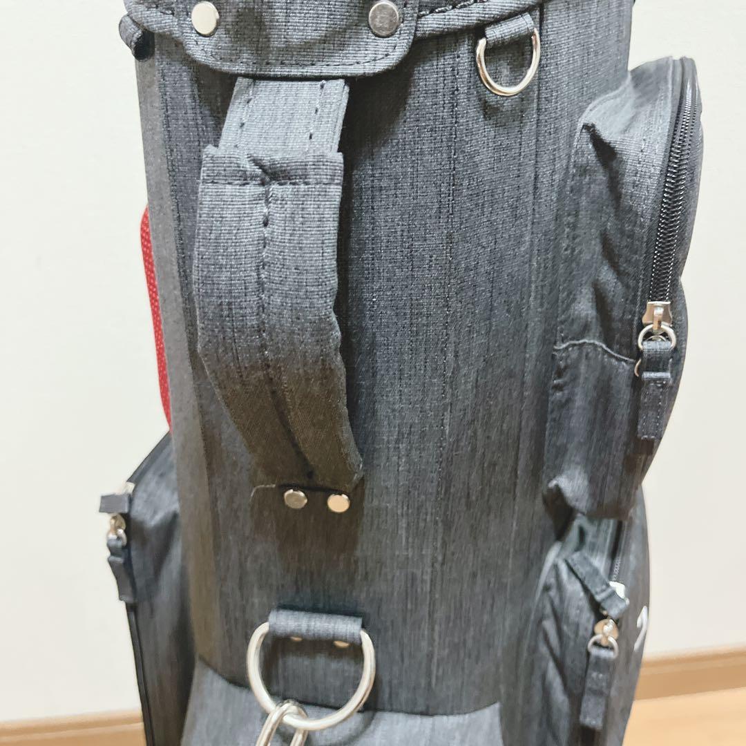 K201 onoff オノフ キャディバッグ 杢（もく）調 フード無し