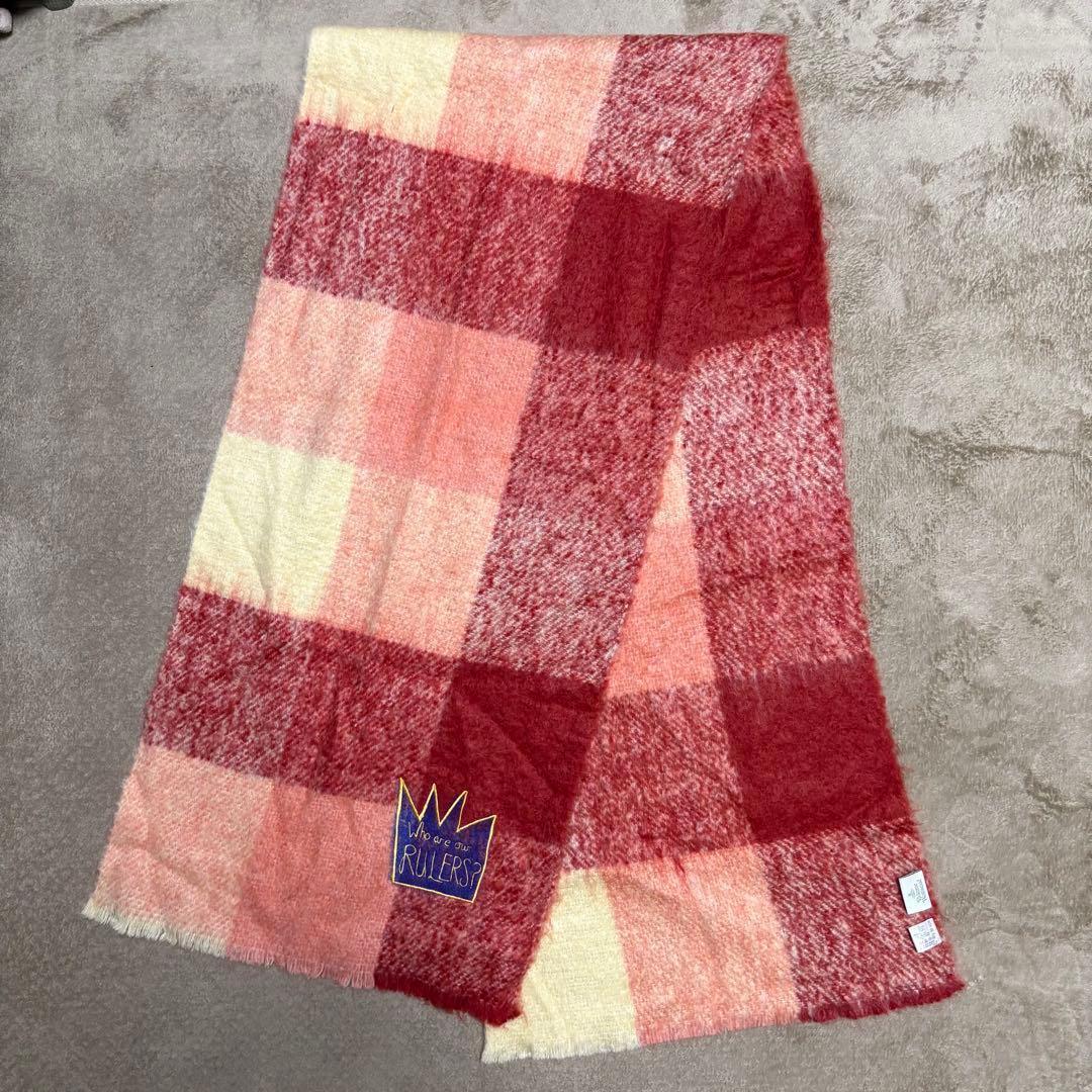 【美品】Vivienne Westwood ウール モヘヤ チェックマフラー