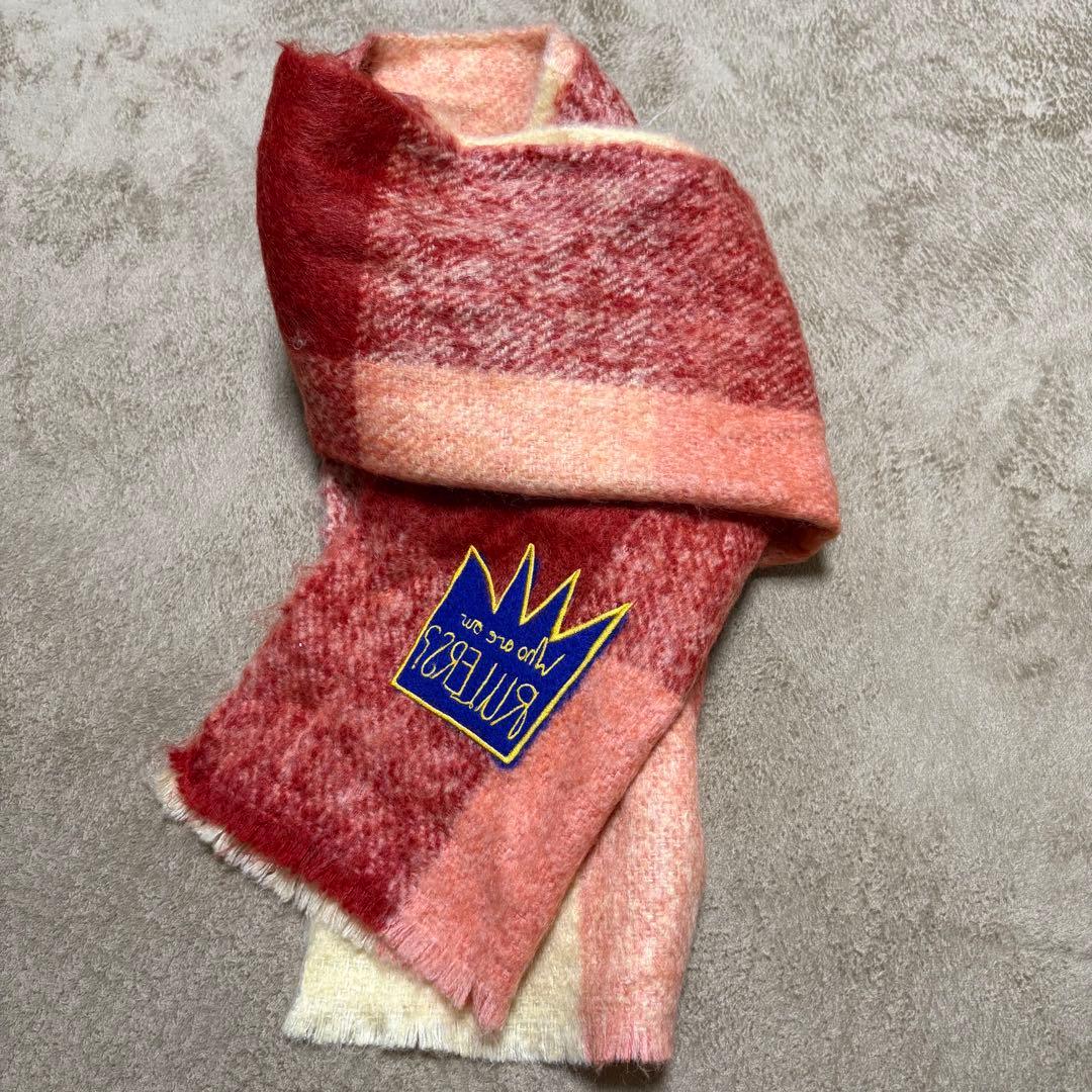 【美品】Vivienne Westwood ウール モヘヤ チェックマフラー