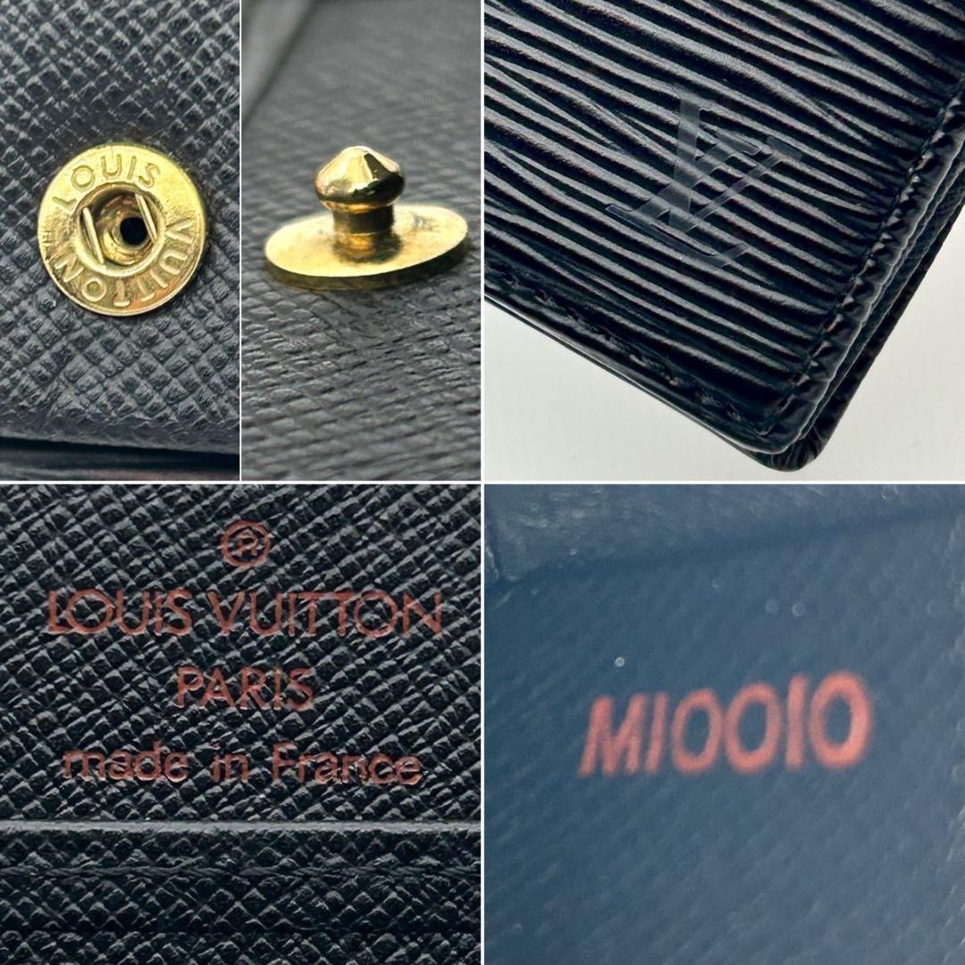 【極美品】ルイヴィトン 小銭入れ ポルトモネボワット エピ 黒 ケース