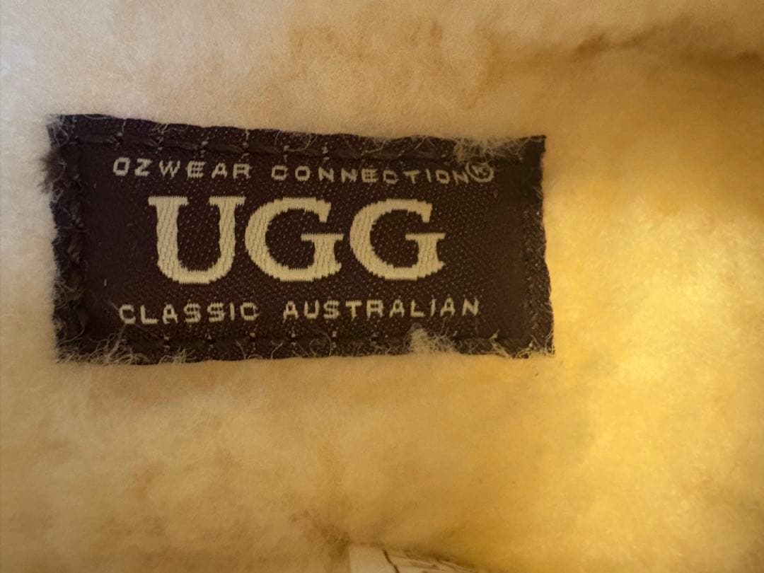 UGG スウェード・ムートン　スリッパ