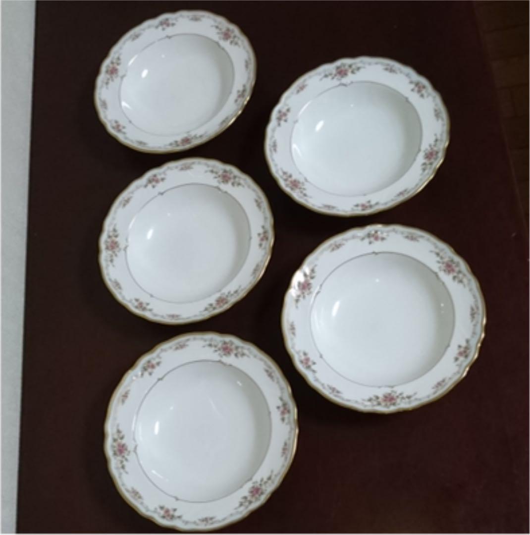【Noritake】フローラルエンブレイスボウル16cm5枚