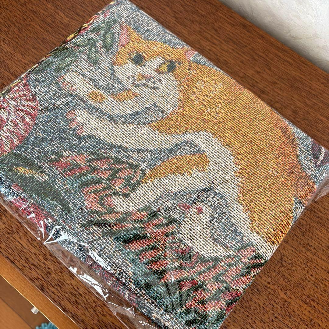 【新品】ヒグチユウコ　ボリス雑貨店　ブランケット(草原を逃げるボリス)