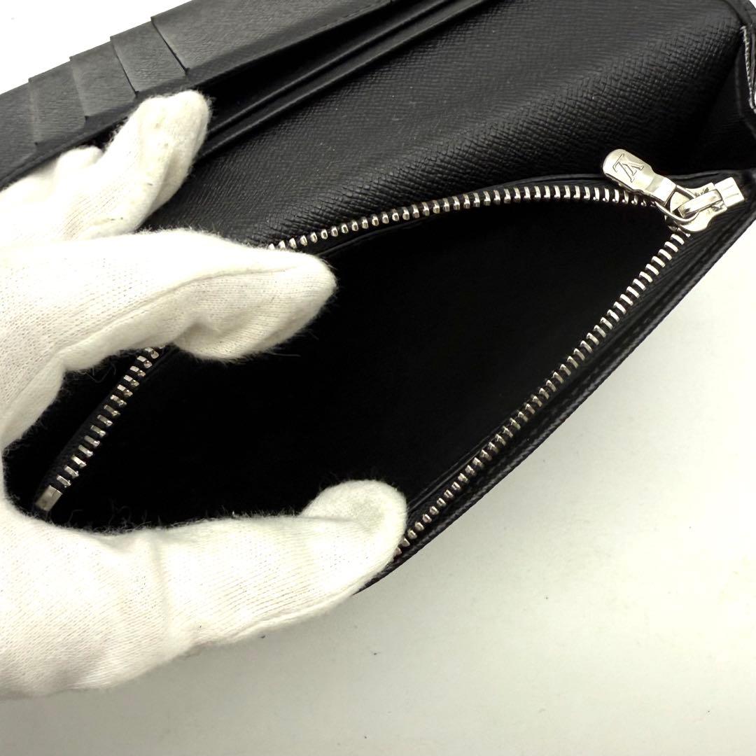 【美品】ルイヴィトン エピ ポルトフォイユ ブラザ ノワール 黒 長財布
