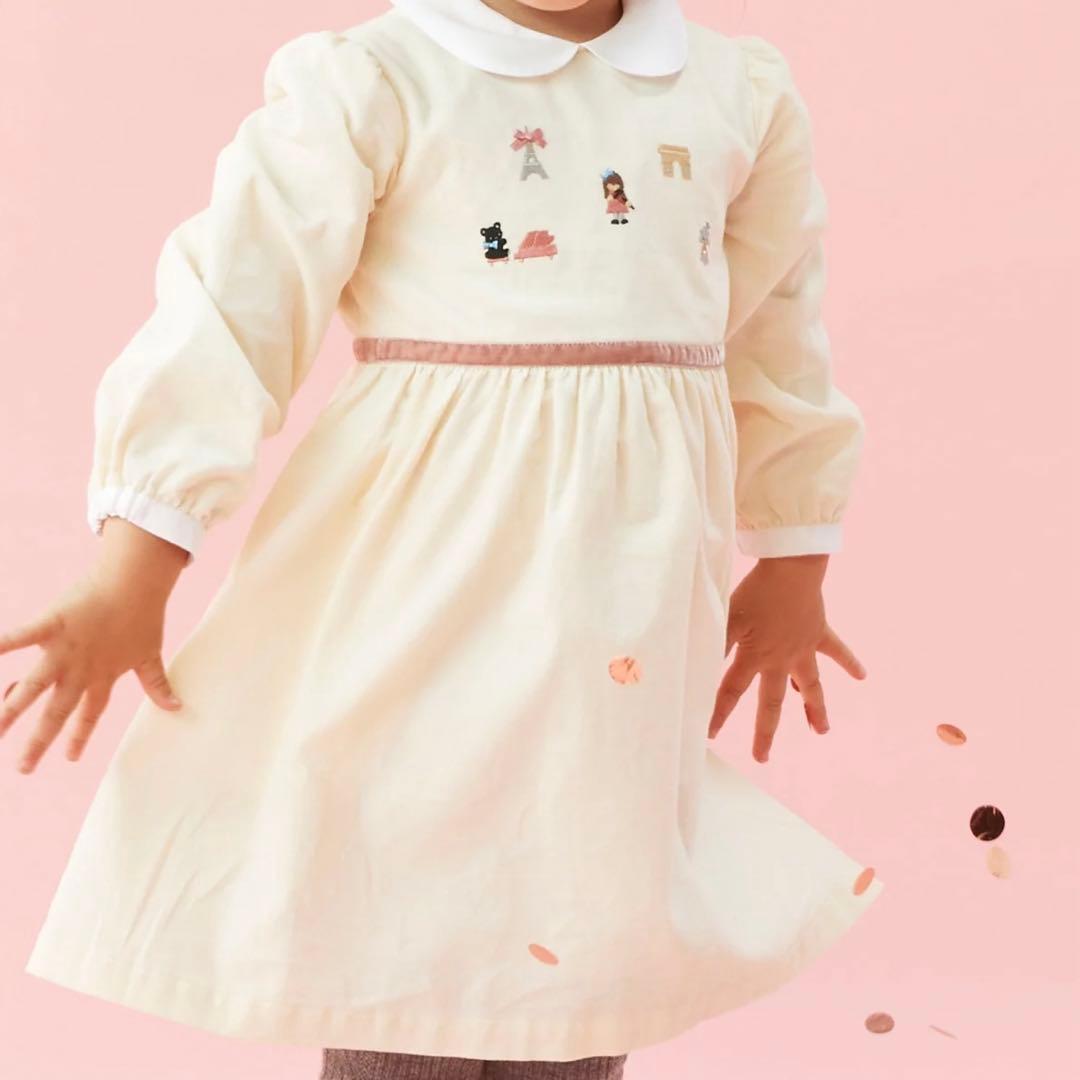 ファミリア　ワンピース長袖　　現行品