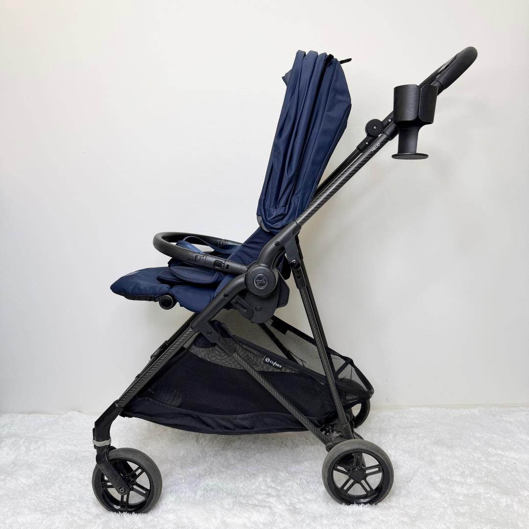 美品 cybex メリオカーボン 2022年モデル オーシャンブルー ベビーカー
