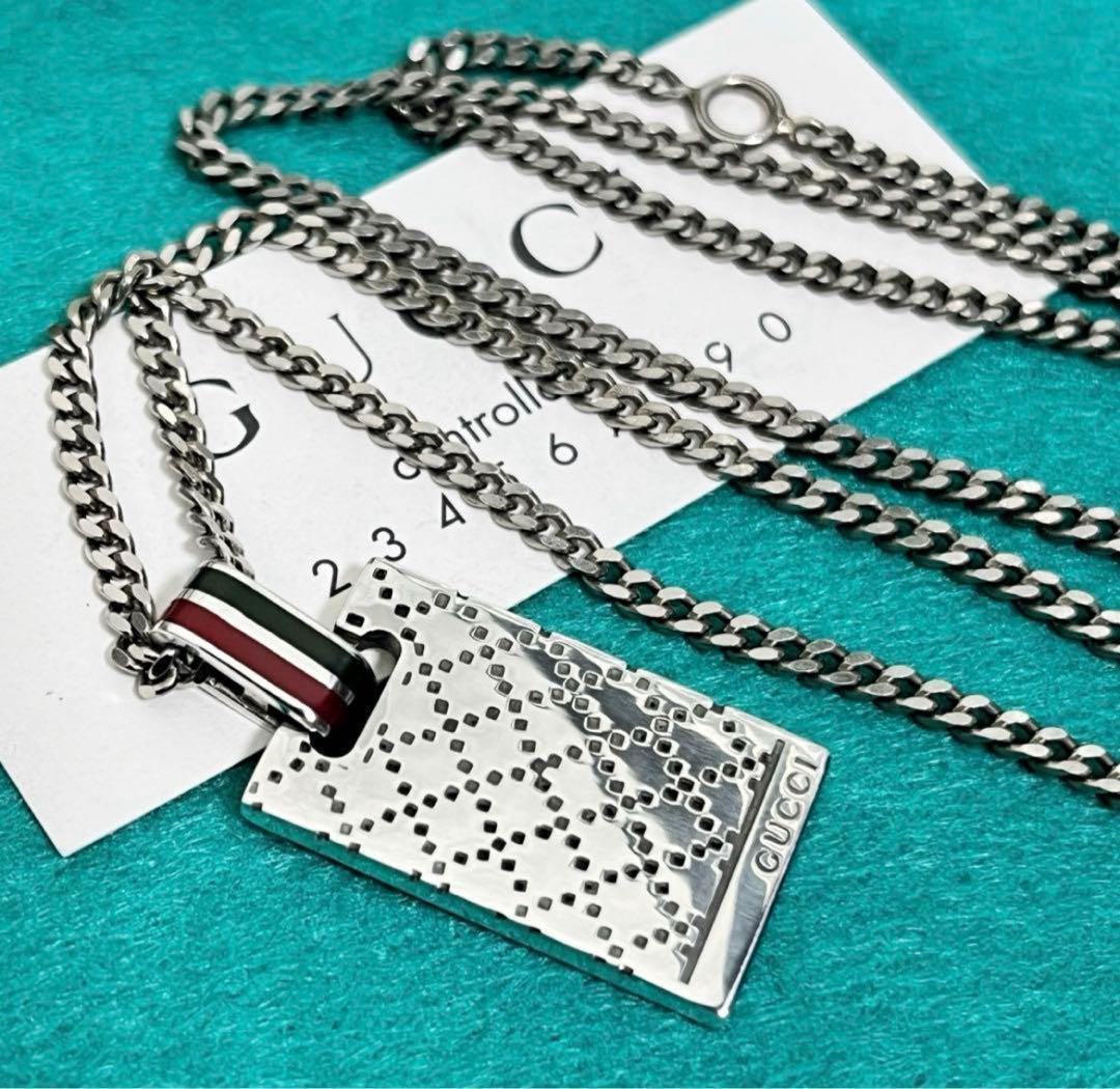 GUCCI ディアマンテプレートネックレス×2 セット価格‼️