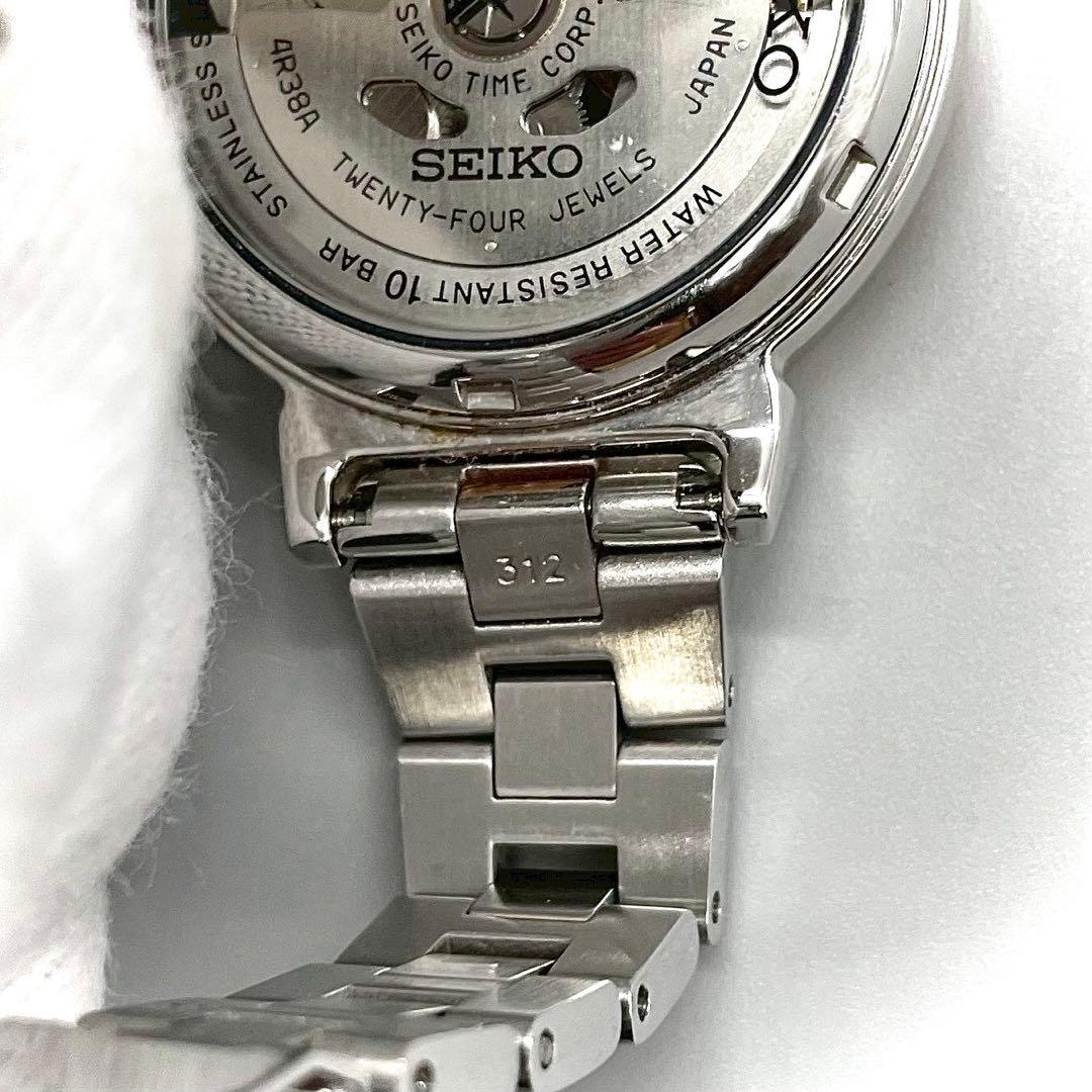 稼働品✨️SEIKO 腕時計 自動巻き ルキア メカニカル オープンハート