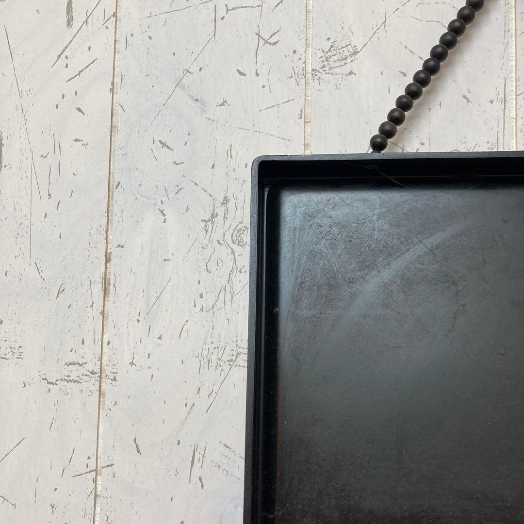 B-2 昭和レトロ 珠暖簾 木製 レターラック 壁掛け 小物入れ 古道具春夏秋冬