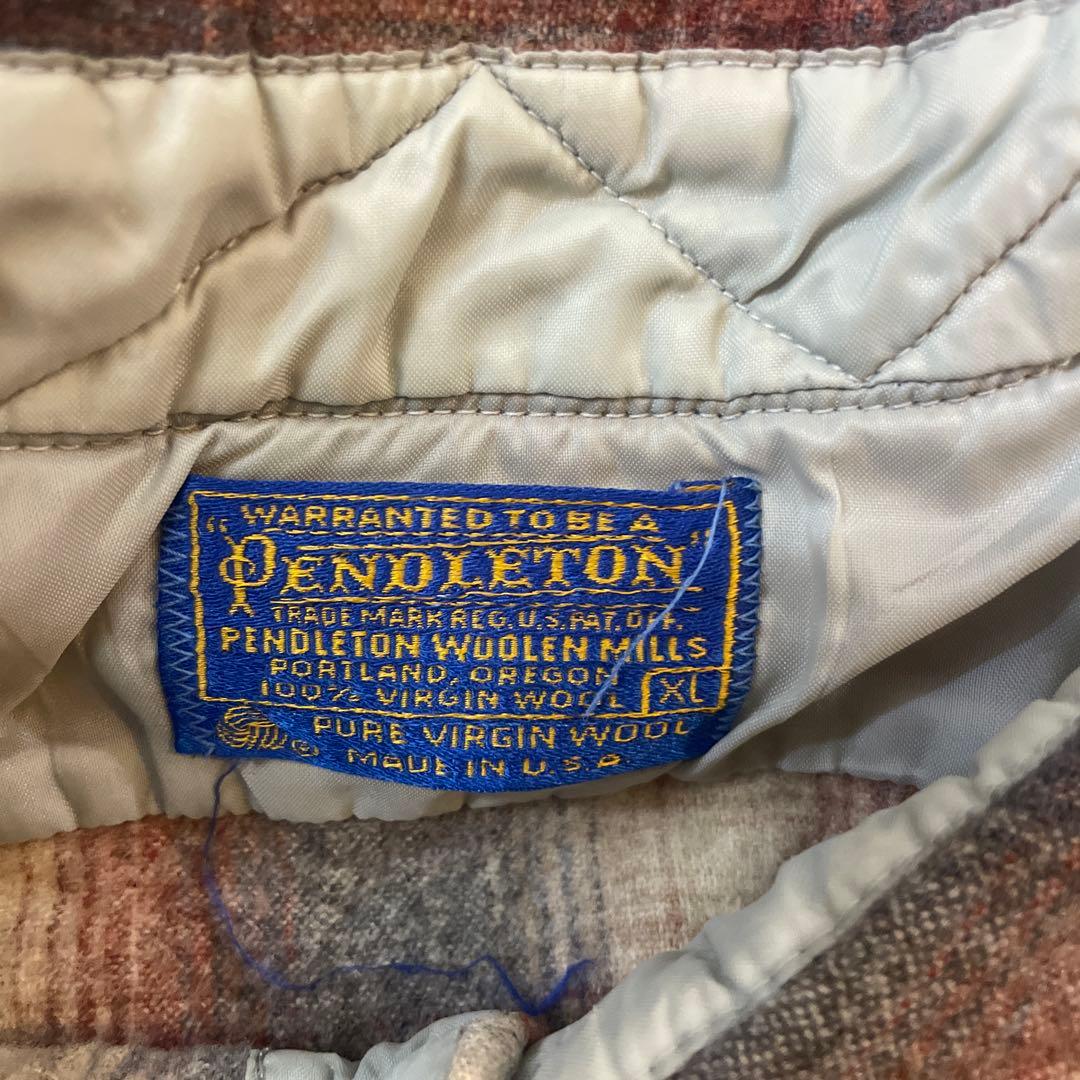 キ*ピ様 オンブレチェック pendleton ウールシャツ XL
