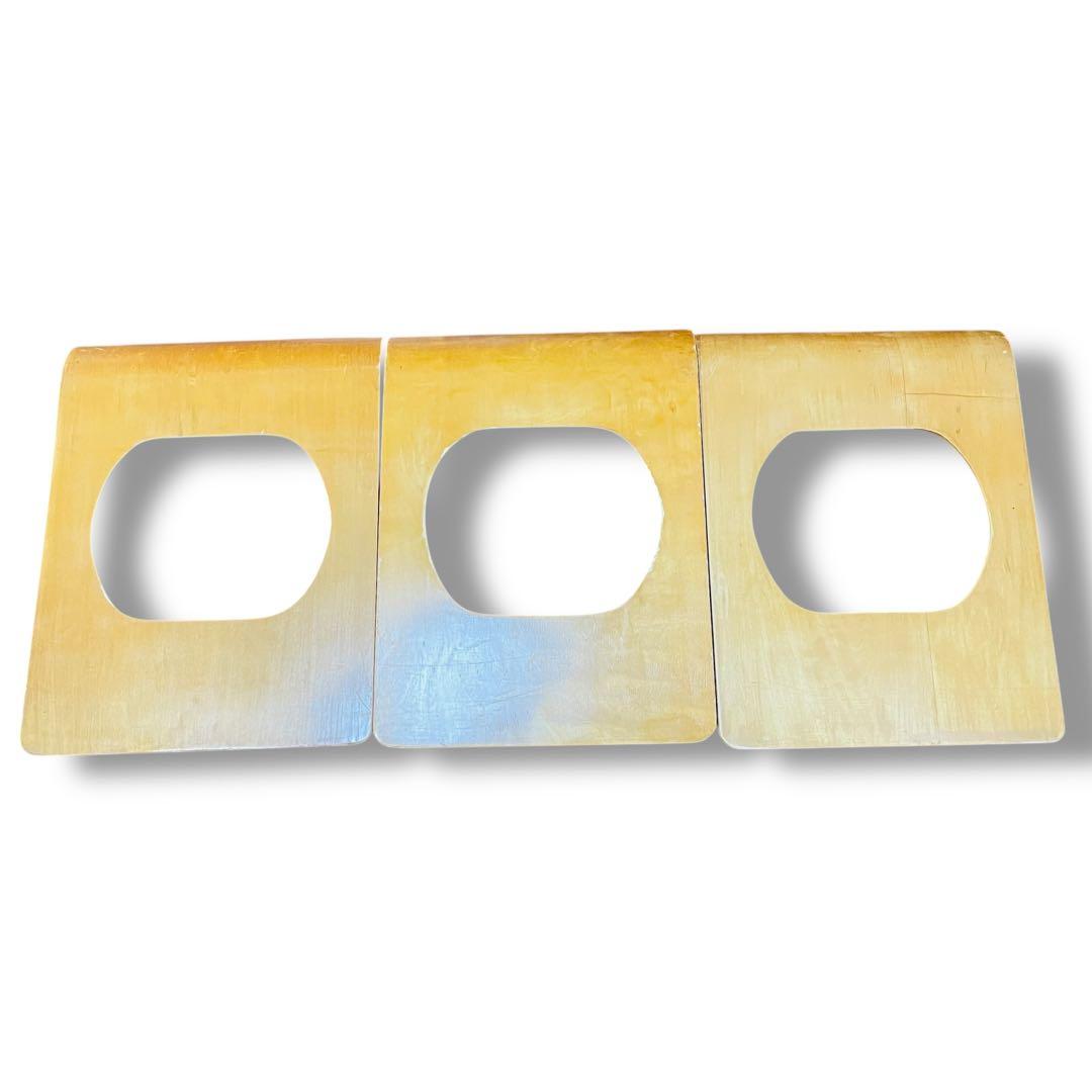 石橋6脚セット✨️木製座椅子　曲げ座椅子　和座椅子 ナチュラル 　旅館座椅子