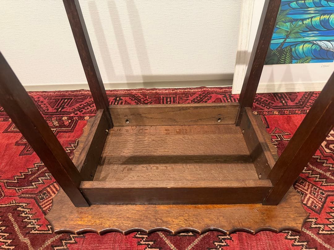 英国アンティーク テーブル オーク材 1920年代 花台 イギリス 店舗什器