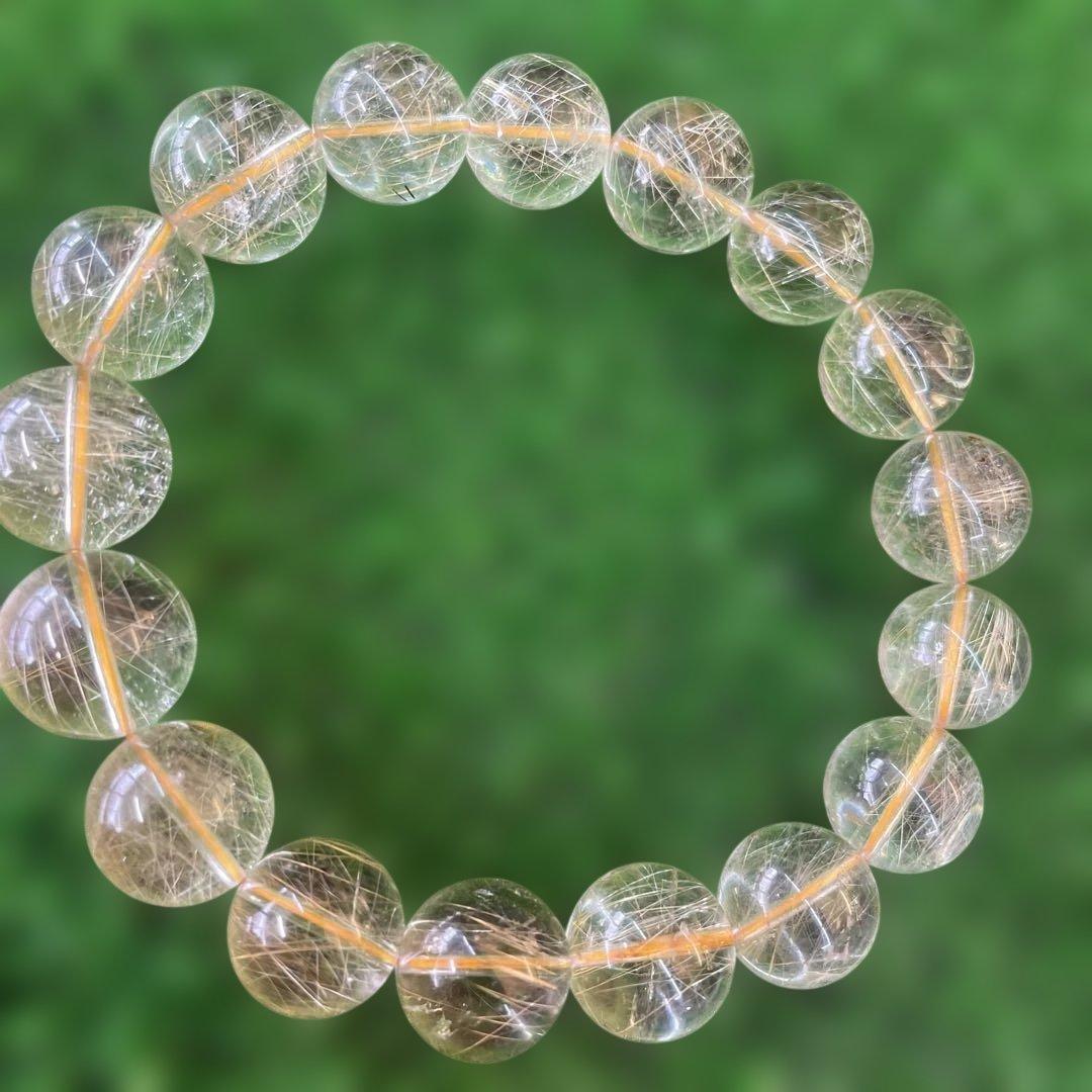 ルチルクォーツ　ブレスレット