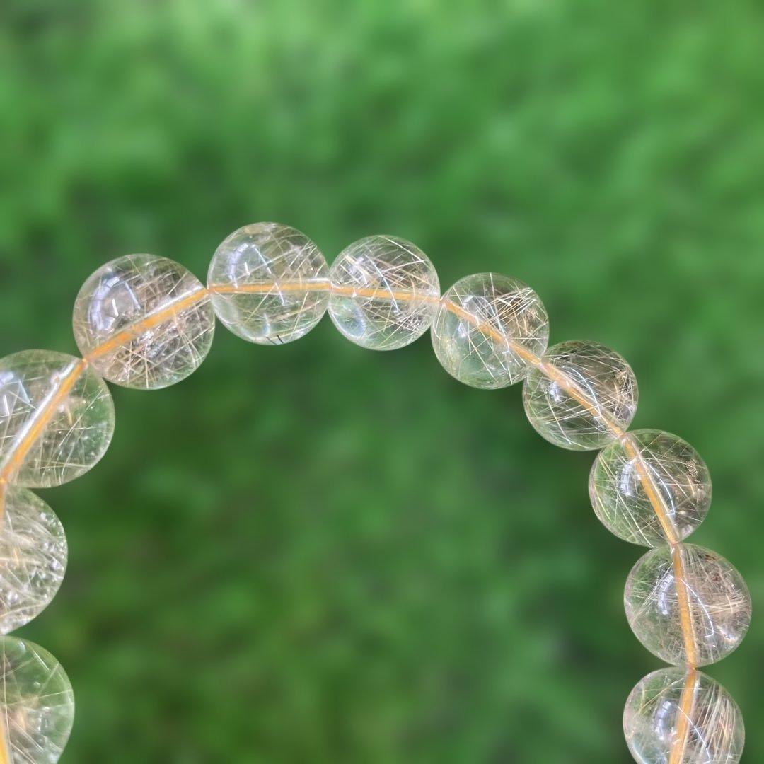 ルチルクォーツ　ブレスレット