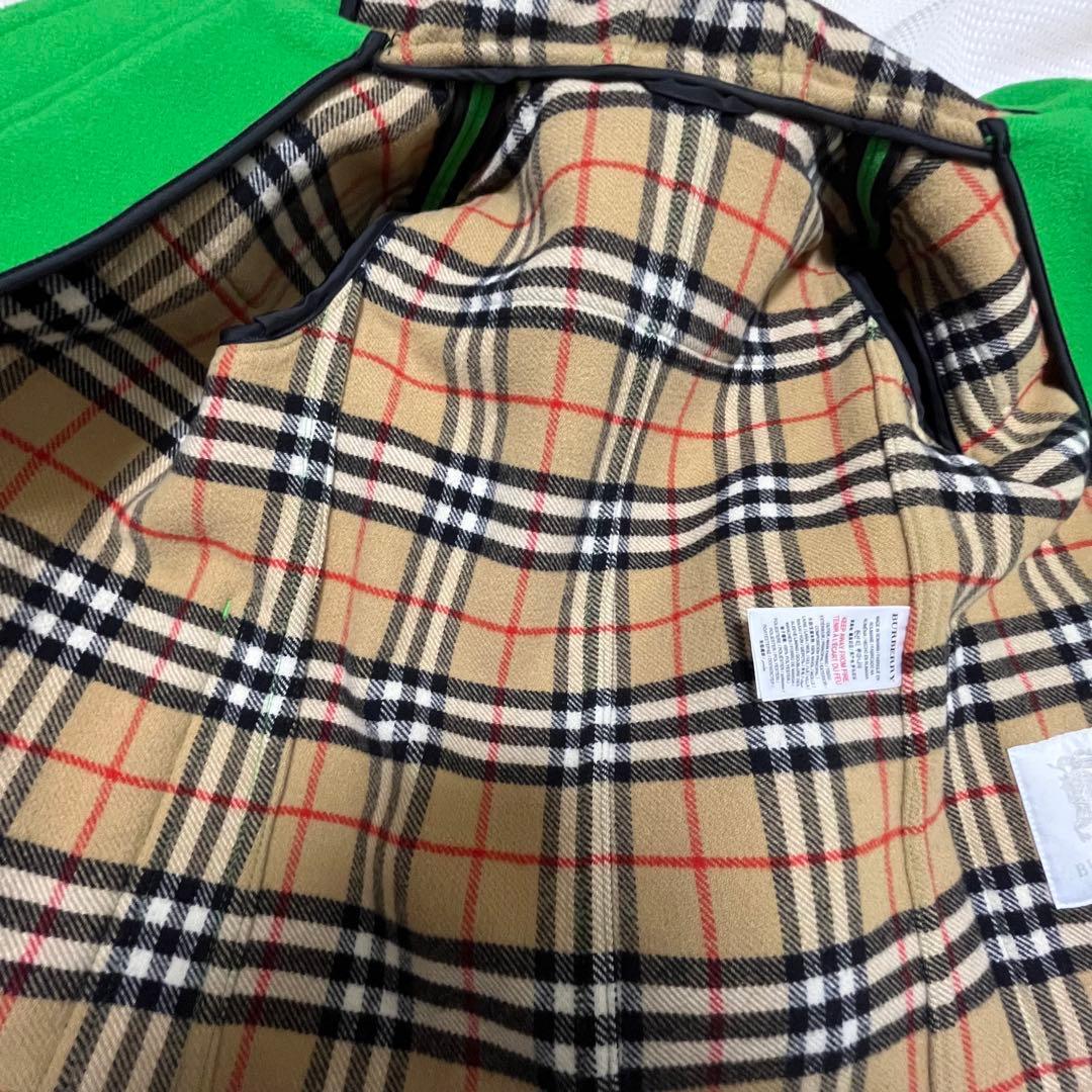 【美品】Burberry children ダッフルコート　キッズ　緑　110