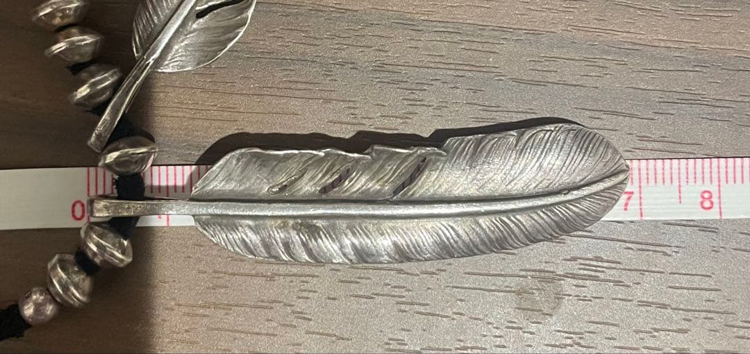 ジ*!様 goro's フェザー ネックレス シルバー