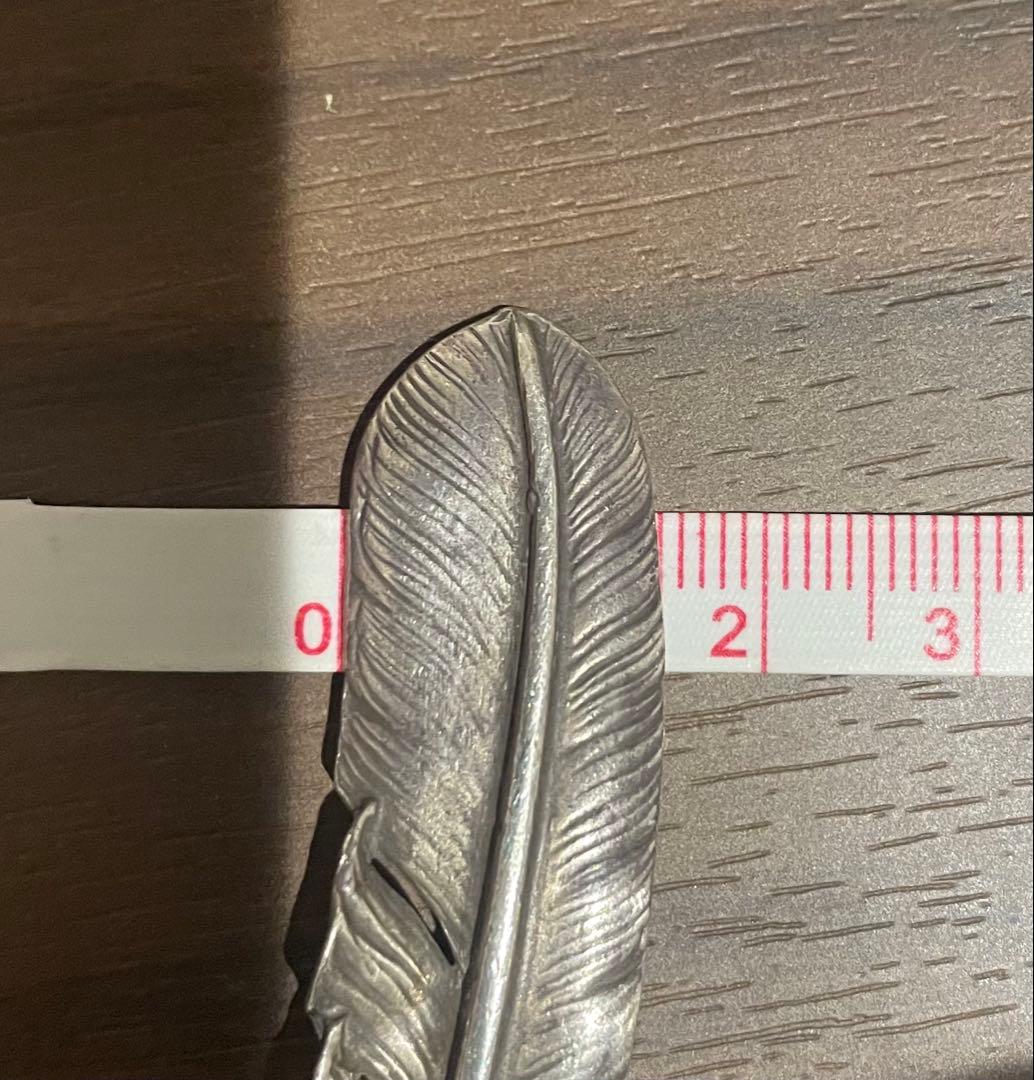 ジ*!様 goro's フェザー ネックレス シルバー