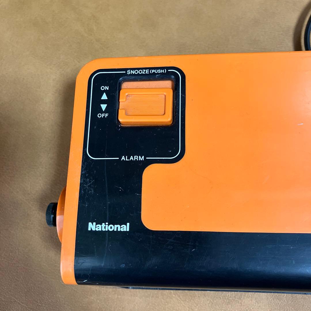 ナショナル　交流目覚時計　昭和レトロ