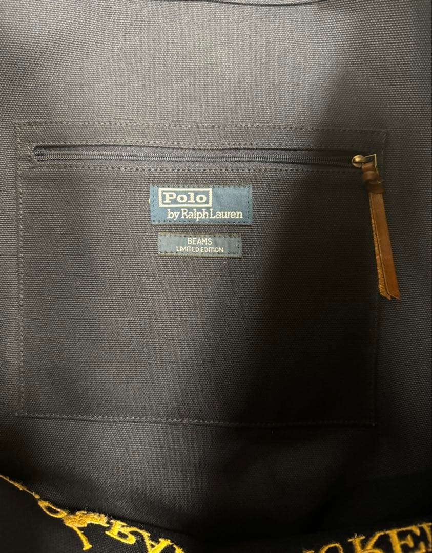beams polo ralph lauren 別注 トートバッグ ネイビー