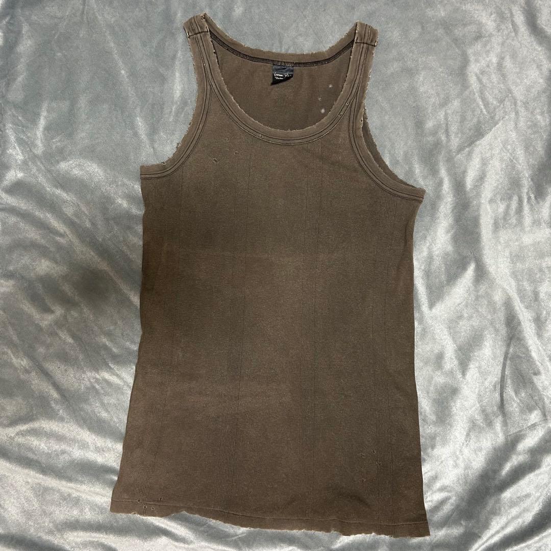 NUMBER (N)INE カート期 ダメージ加工タンクトップ