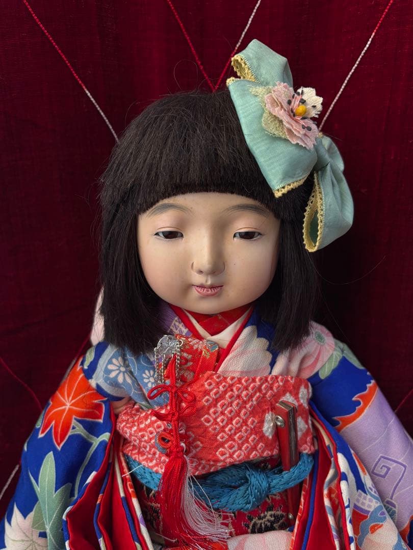 市松人形 樫村瑞観 自由人形 日本人形 和人形 ビスクドール アンティーク