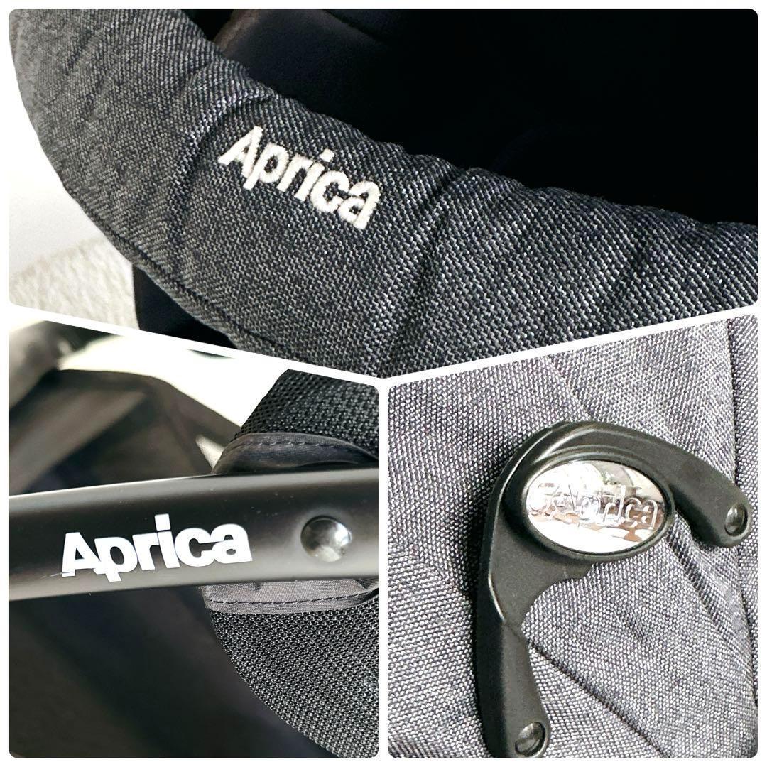 【美品】　Aprica アップリカ　ラクーナクッションフリー　デニム　2021年