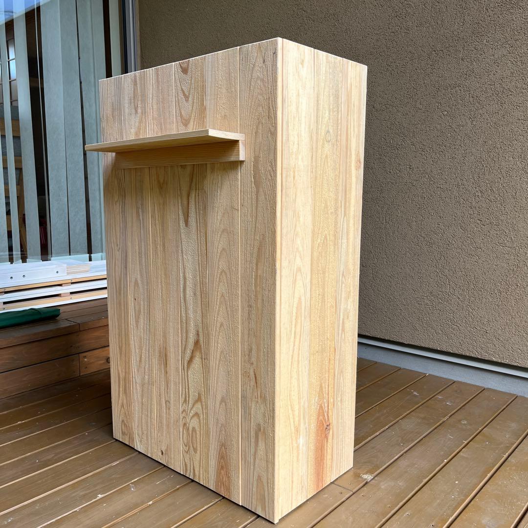 折りたためるレジカウンター　イベント用　無塗装