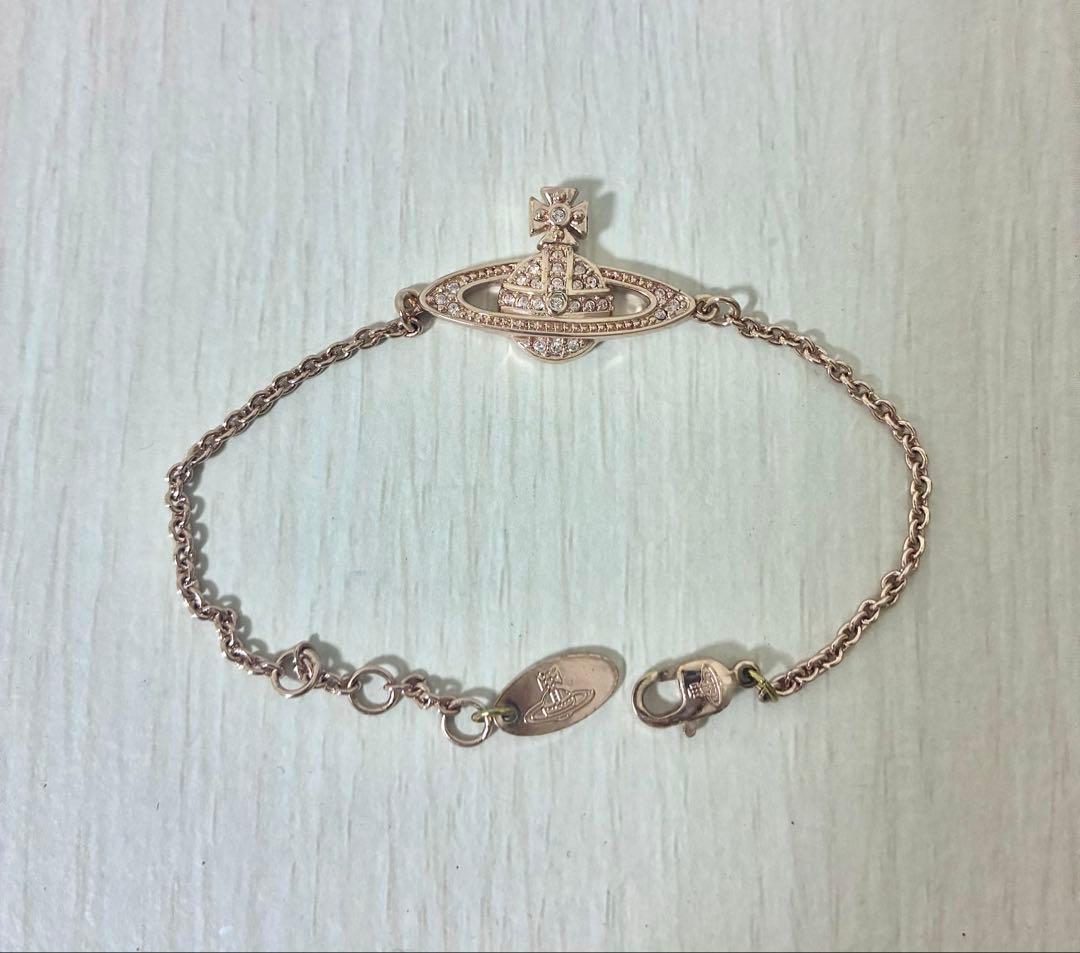 vivienne westwoodオーブ ブレスレット ピンクゴールド【即購入可