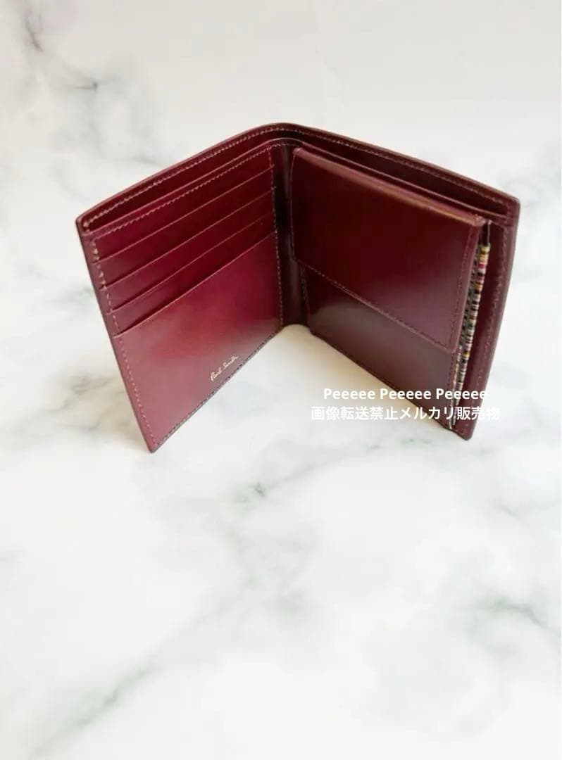 最終価格 未使用 美品 Paul Smith ポールスミス 二つ折り財布
