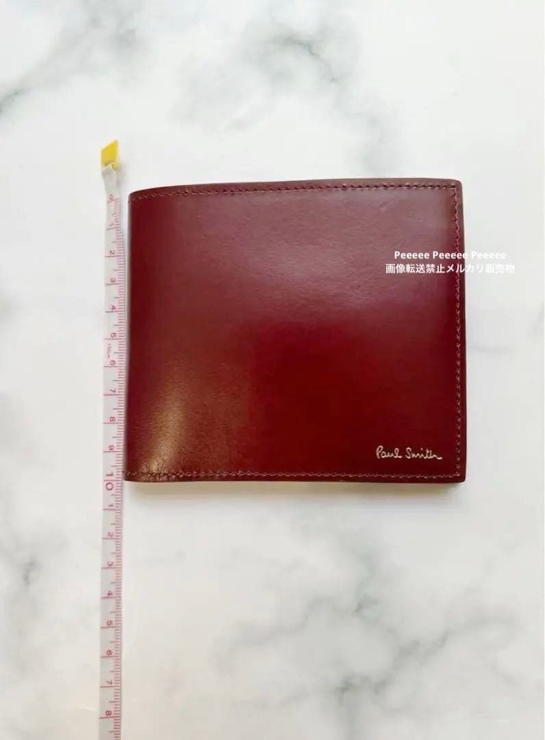 最終価格 未使用 美品 Paul Smith ポールスミス 二つ折り財布