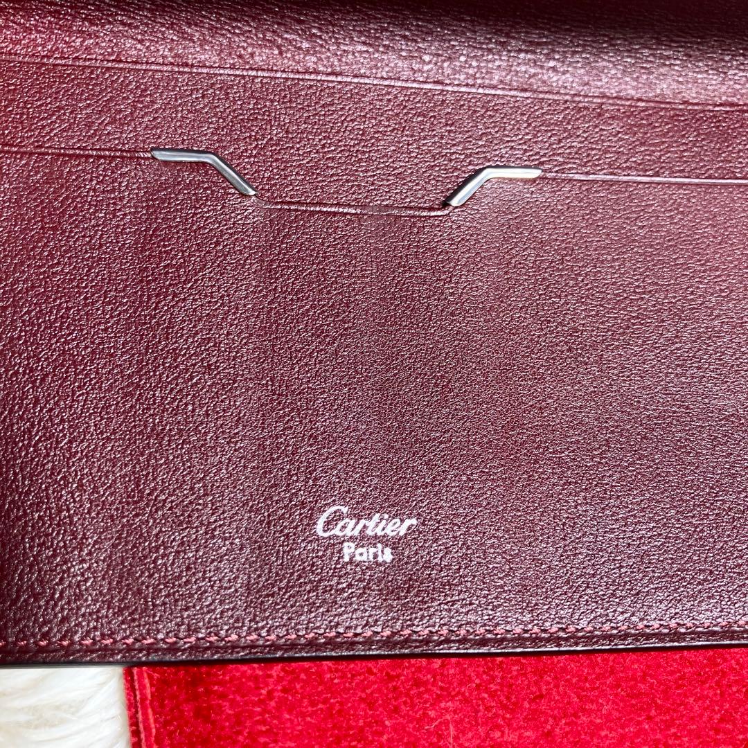 【未使用級】 カルティエ マストライン 二つ折り 保存袋付き
