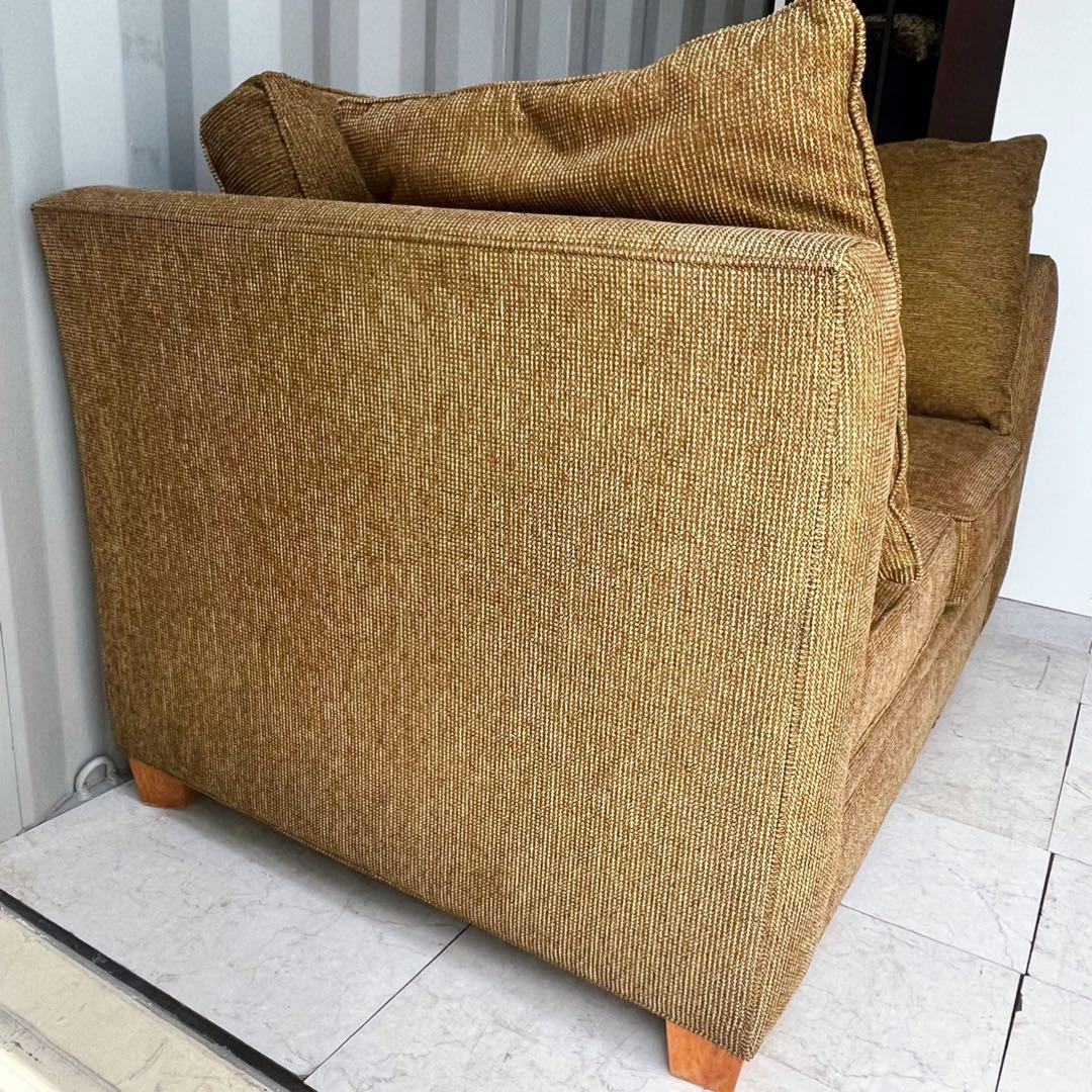 取付無料！ドレクセルヘリテイジ アメリカ ラウンジ ファブリック2Pソファ✨