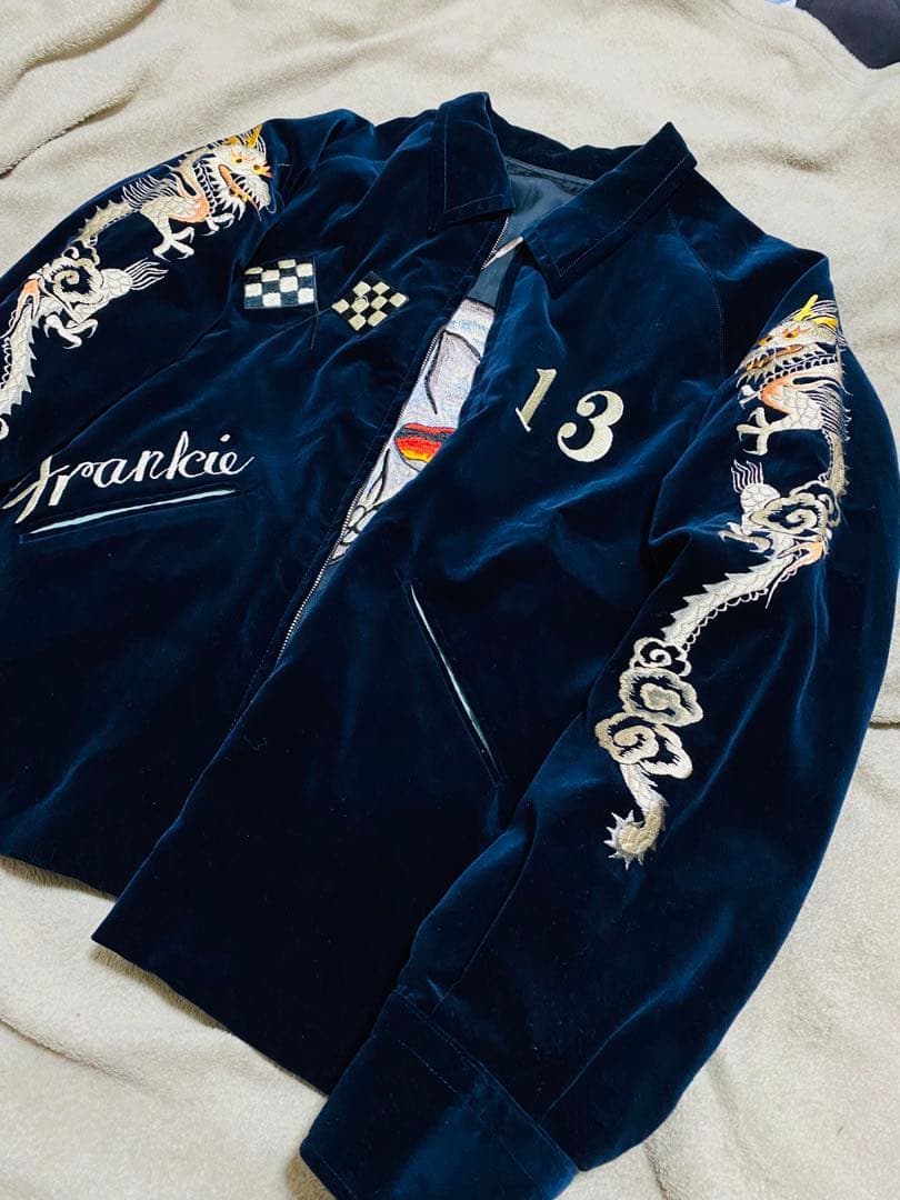 未使用近い 港商 テーラー東洋 ２面用 日本限定 スカジャン 美品 unisex