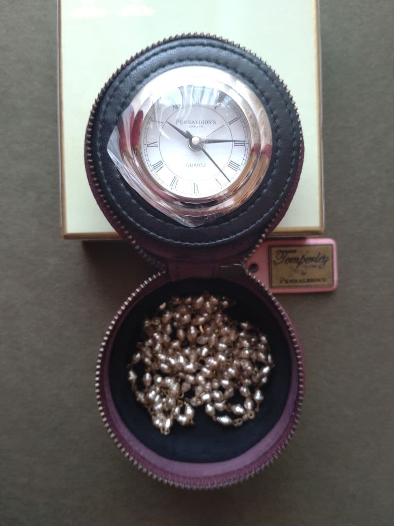 Penhaligon's ペンハリガン トラベルクロック　兼　アクセサリーケース