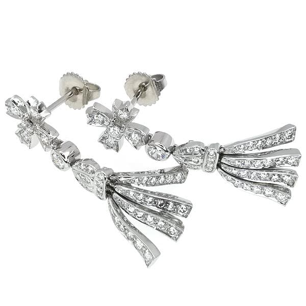 ティファニー Pt ダイヤ ピアス TIFFANY