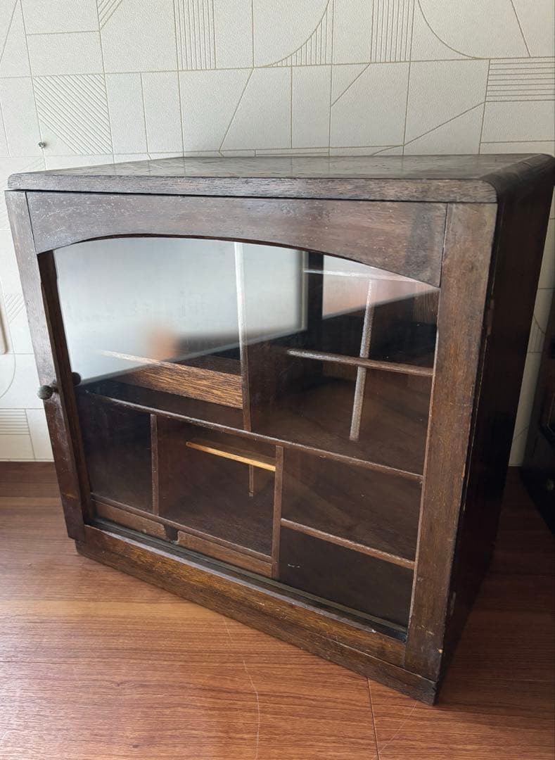 な*な様 古道具　アンティーク　卓上　ガラスキャビネット