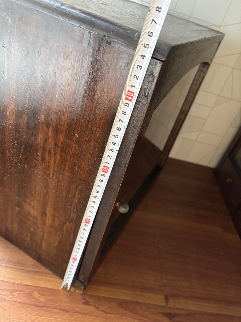 な*な様 古道具　アンティーク　卓上　ガラスキャビネット