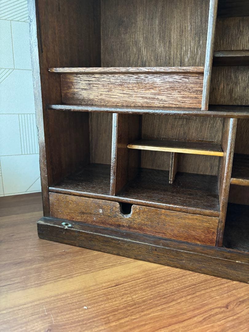 な*な様 古道具　アンティーク　卓上　ガラスキャビネット