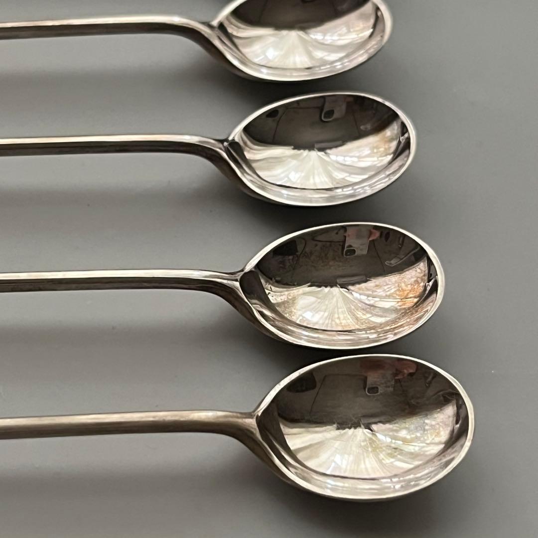 マッピン&ウェッブ コーヒービーンズ スプーン 純銀 スターリング