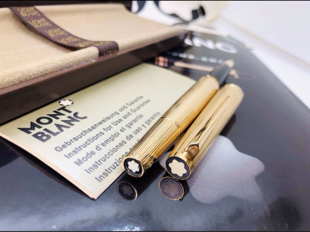 ⭐️金運を呼ぶ！⭐️総金張りマイスターシュテユックの名品！No1246⭐️モンブラン⭐️