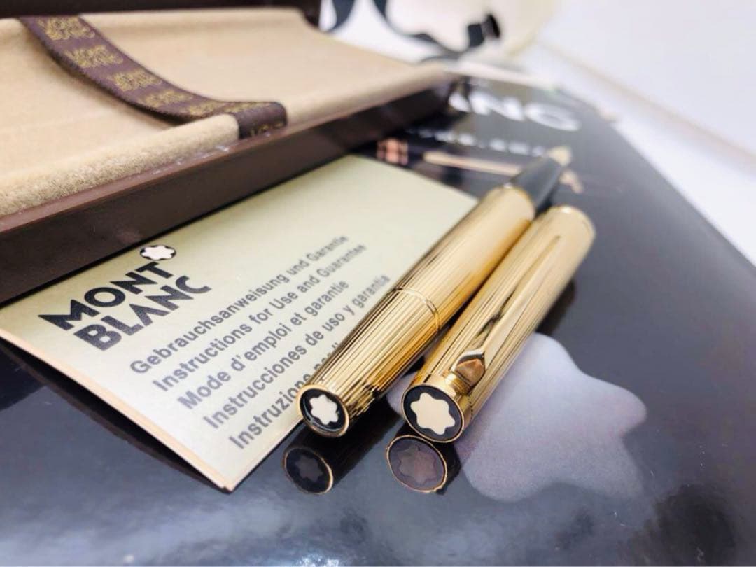 ⭐️金運を呼ぶ！⭐️総金張りマイスターシュテユックの名品！No1246⭐️モンブラン⭐️