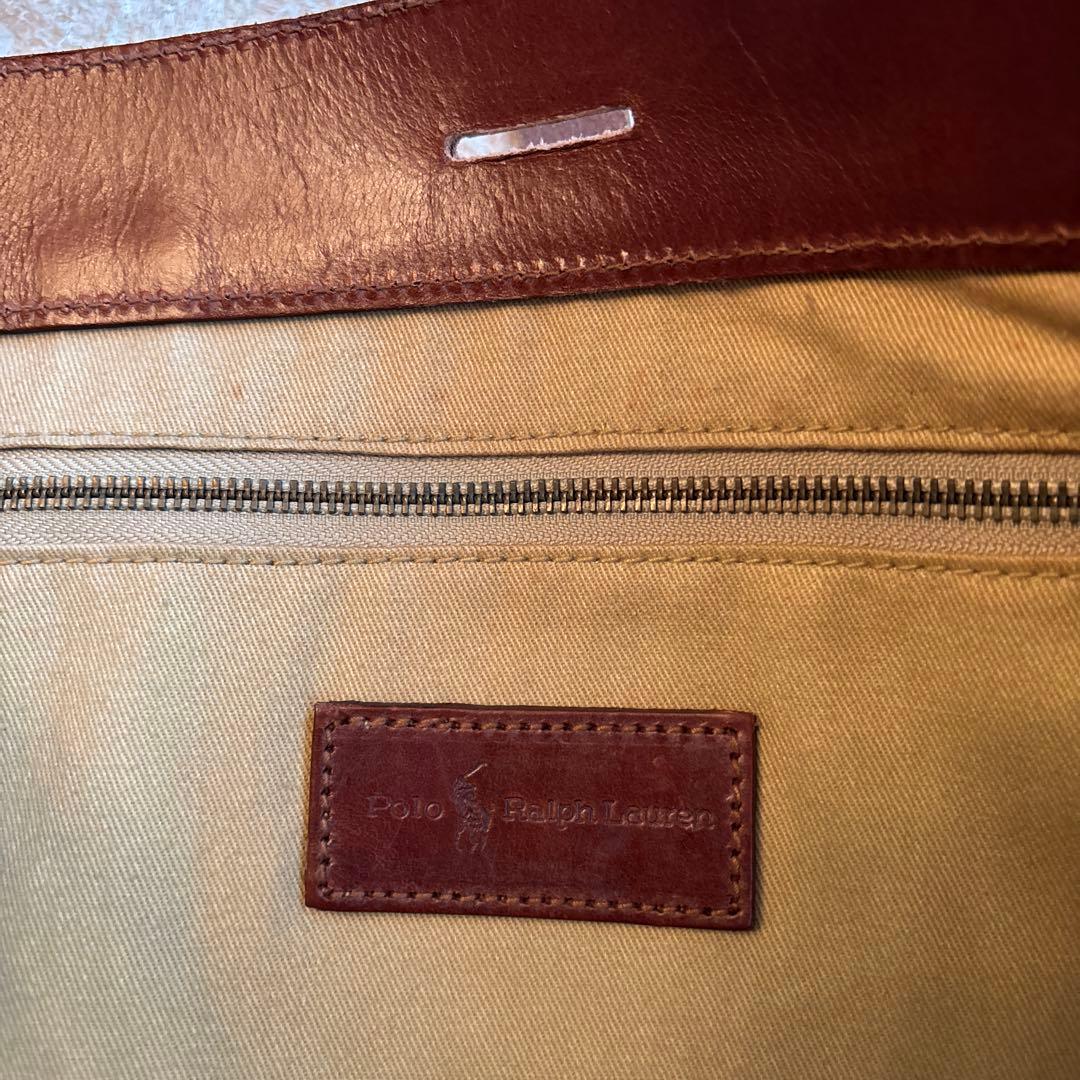 希少　Polo Ralph Lauren ボストンバッグ グリーン系チェック