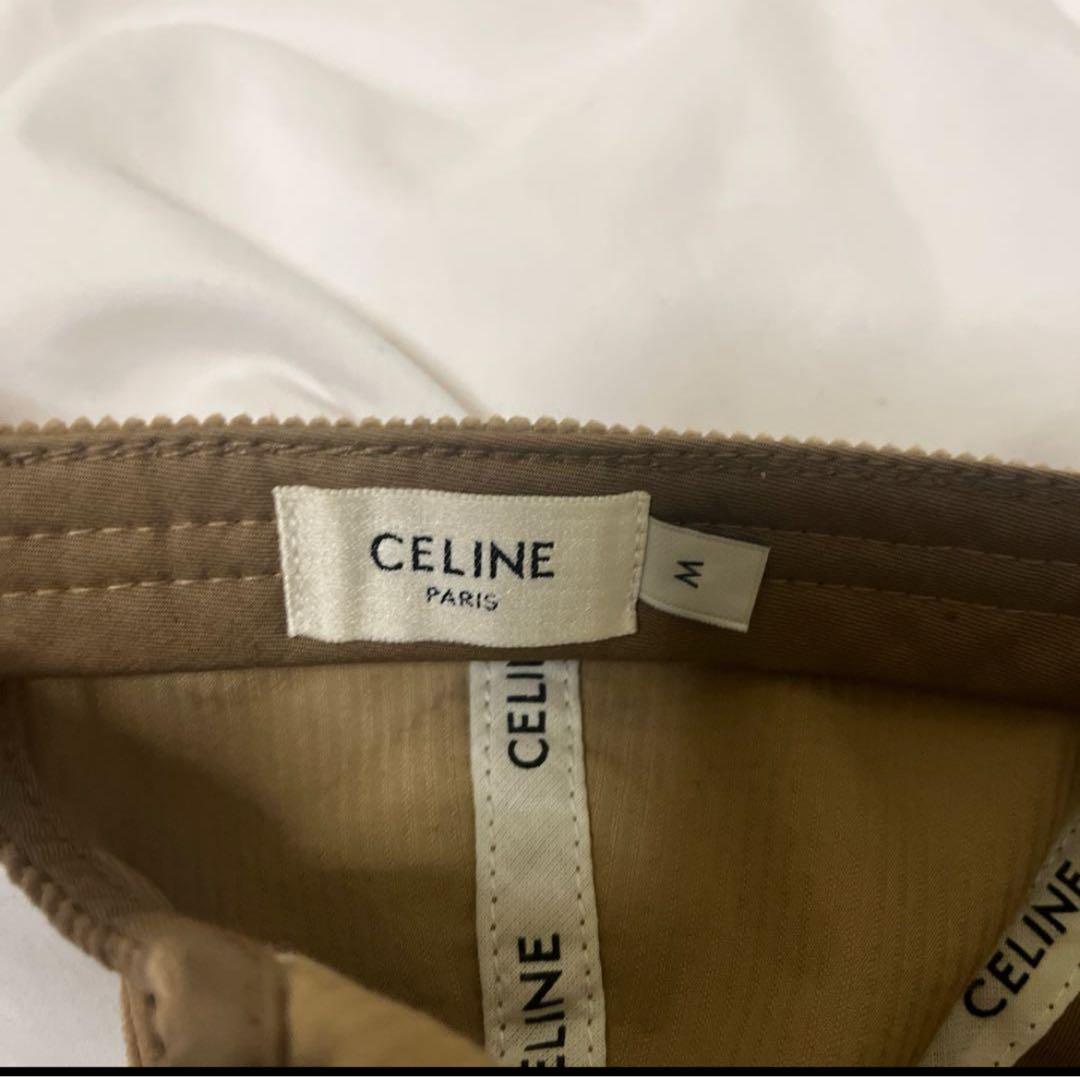 最終値下げです！CELINE コーデュロイキャップ Mサイズ
