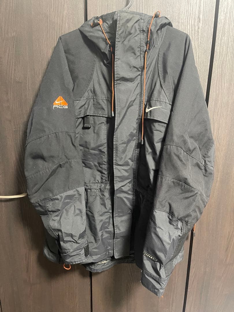 ヘ*ム様 【希少】NIKE ナイキ　ACG マウンテン　ジャケット　黒　刺繍　M