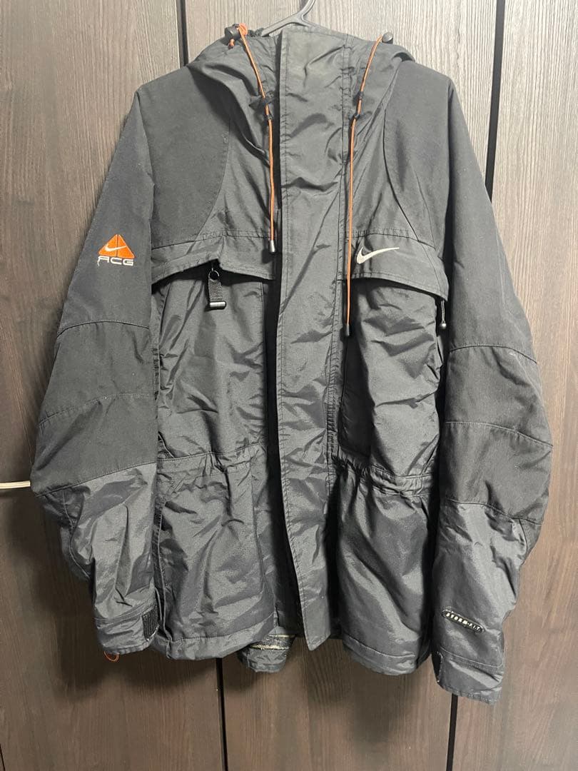 ヘ*ム様 【希少】NIKE ナイキ　ACG マウンテン　ジャケット　黒　刺繍　M