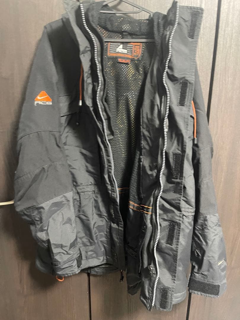 ヘ*ム様 【希少】NIKE ナイキ　ACG マウンテン　ジャケット　黒　刺繍　M