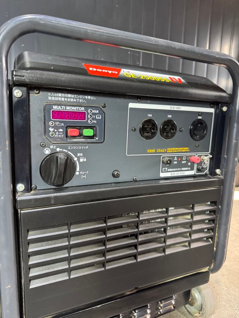 【新古品】インバーター発電機 発電機 デンヨー GE-2500SS-IV