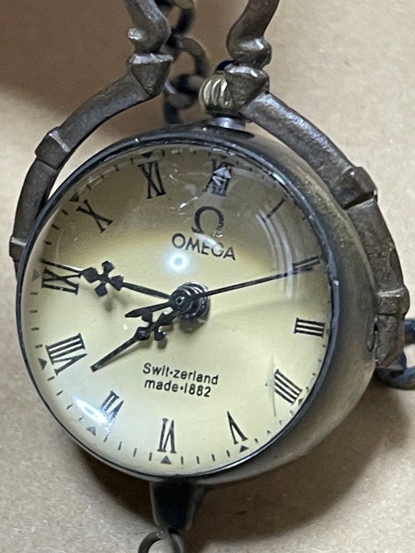 OMEGA オメガ　クリスタルボール懐中時計