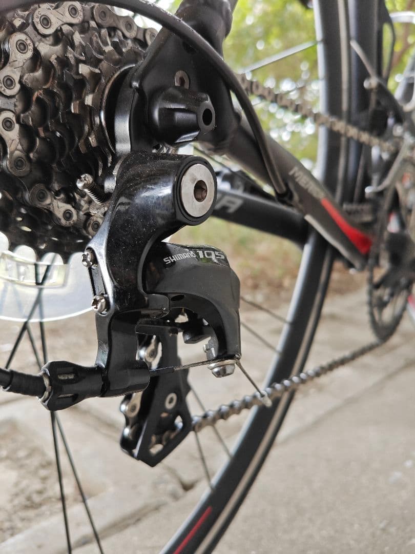 MERIDA ロードバイク ブラック/レッド 700C