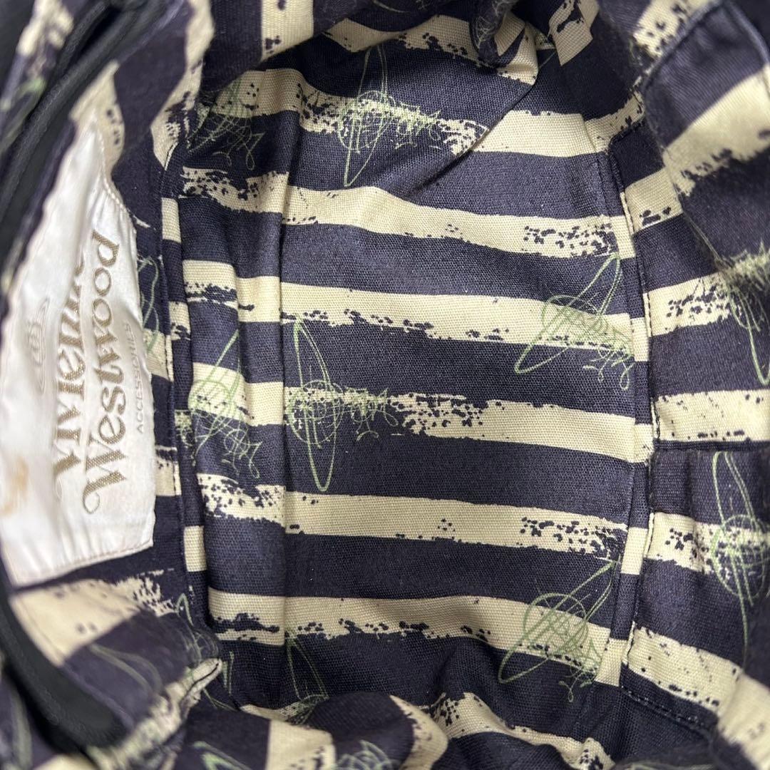 【美品】ヴィヴィアンウエストウッド エッジウェア ショルダーバッグ キャンバス